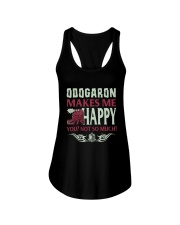 ODOGARON MAKES ME HAPPY Ladies Flowy Tank tile