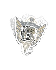 SILVER RATHALOS - CREST Sticker tile