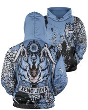 XENO'JIIVA - SUBLIMATION CREST Men's All Over Print Hoodie aos-men-hoodie-ghosted-front-05