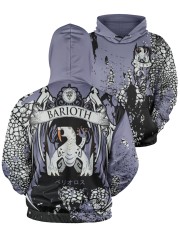 BARIOTH - ALL OVER PRINT Men's All Over Print Hoodie aos-men-hoodie-ghosted-front-05