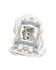 SILVER RATHALOS - CREST Sticker tile