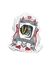 GREAT GIRROS - CREST Sticker tile