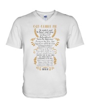 GOD GRANT ME V-Neck T-Shirt tile