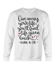 LUKE 6:38 Crewneck Sweatshirt tile