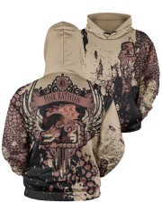 PINK RATHIAN - ALL OVER PRINT Men's All Over Print Hoodie aos-men-hoodie-ghosted-front-05