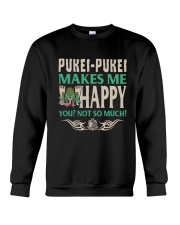 PUKEI-PUKEI MAKES ME HAPPY Crewneck Sweatshirt tile