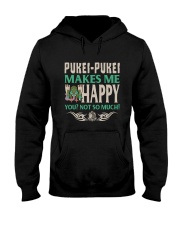 PUKEI-PUKEI MAKES ME HAPPY Hooded Sweatshirt tile