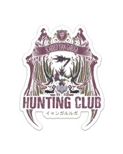 SCARRED YIAN GARUGA - HUNTING CLUB Sticker tile