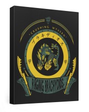 RAGING BRACHYDIOS - LIMITED EDITION Gallery Wrapped Canvas Prints tile