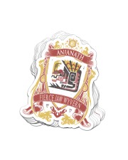 ANJANATH - CREST Sticker tile