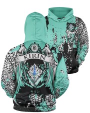 KIRIN - ALL OVER PRINT Men's All Over Print Hoodie aos-men-hoodie-ghosted-front-05