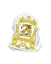 GOLD RATHIAN - CREST Sticker tile