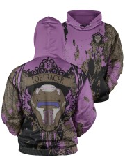 FOETRACER - ALL OVER PRINT Men's All Over Print Hoodie aos-men-hoodie-ghosted-front-05