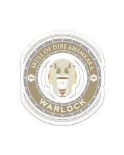 SKULL OF DIRE AHAMKARA - CREST EDITION Sticker tile