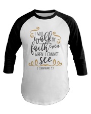 2 CORINTHIANS 5:7 Baseball Tee tile