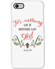 LUKE 1:37 Phone Case tile