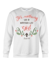 LUKE 1:37 Crewneck Sweatshirt tile