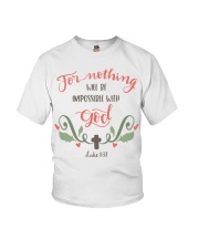 LUKE 1:37 Youth T-Shirt tile