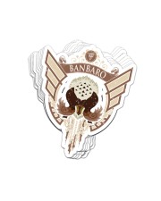 BANBARO - CREST Sticker tile