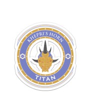 KHEPRI'S HORN - CREST EDITION Sticker tile