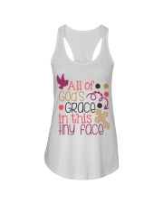 GOD'S GRACE IN THIS TINY FACE Ladies Flowy Tank tile