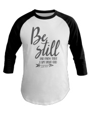 PSALMS 46:10 Baseball Tee tile