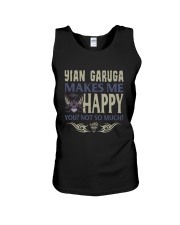 YIAN GARUGA MAKES ME HAPPY Unisex Tank tile