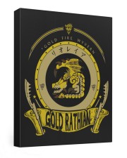 GOLD RATHIAN - LIMITED EDITION Gallery Wrapped Canvas Prints tile