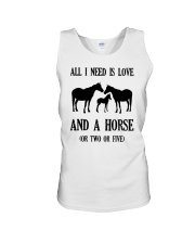 HORSE LOVE 3 Unisex Tank tile