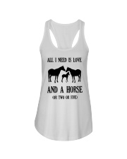 HORSE LOVE 3 Ladies Flowy Tank tile