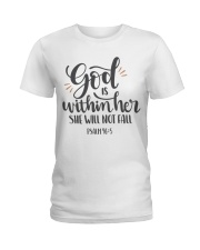 PSALMS 46:5 Ladies T-Shirt tile