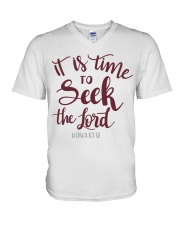 HOSEA 10:12 V-Neck T-Shirt tile