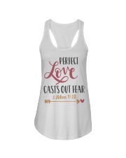 1 JOHN 4:18 Ladies Flowy Tank tile