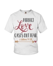 1 JOHN 4:18 Youth T-Shirt tile