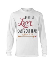 1 JOHN 4:18 Long Sleeve Tee tile