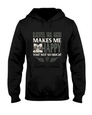 BLACKVEIL VAAL HAZAK MAKES ME HAPPY Hooded Sweatshirt tile