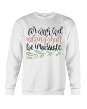 LUKE 1:37 Crewneck Sweatshirt tile