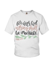 LUKE 1:37 Youth T-Shirt tile