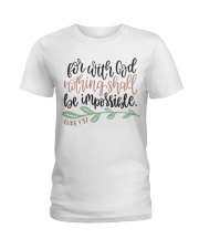LUKE 1:37 Ladies T-Shirt tile