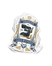 LAVASIOTH - CREST Sticker tile