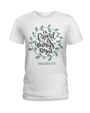 PROVERBS 17:17 Ladies T-Shirt tile