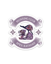 APEX RATHIAN - HUNTING CLUB Sticker tile