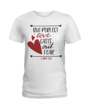 1 JOHN 4:18 Ladies T-Shirt tile