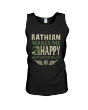 RATHIAN MAKES ME HAPPY Unisex Tank tile