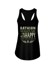 RATHIAN MAKES ME HAPPY Ladies Flowy Tank tile