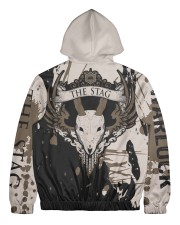 THE STAG - SUBLIMATION CREST Men's All Over Print Full Zip Hoodie tile