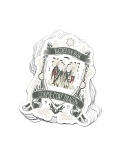 BLACKVEIL VAAL HAZAK - CREST Sticker tile
