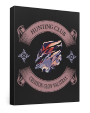 CRIMSON GLOW VALSTRAX - HUNTING CLUB Gallery Wrapped Canvas Prints tile