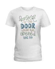 LUKE 11:9 Ladies T-Shirt tile