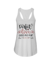 1 JOHN 4:18 Ladies Flowy Tank tile
